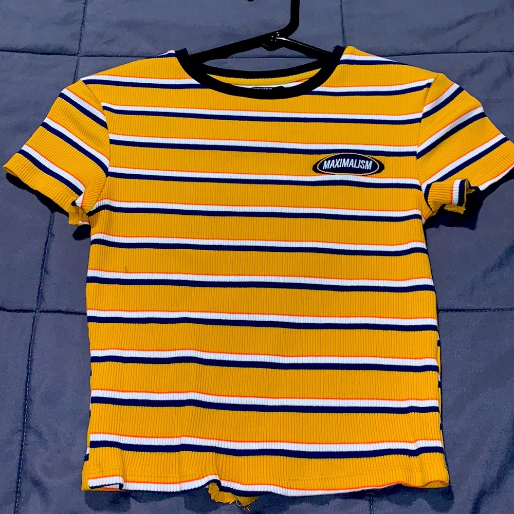 Maximalism multicolored Crop Top by BERSHKA